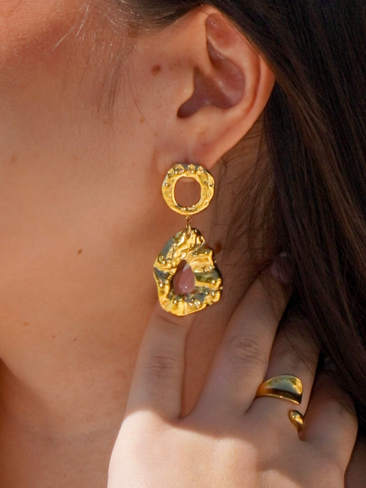 Wavy earrings